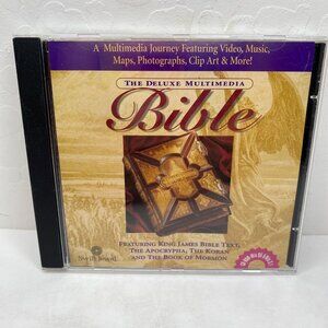 The Deluxe Multimedia Bible CD-ROM Case KJV Bible Apocrypha Koran Book Of Mormon